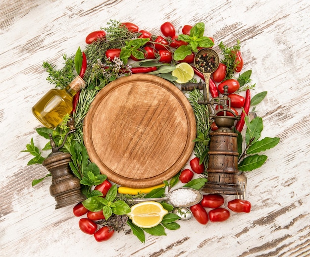 Plato casero sobre mesa de madera